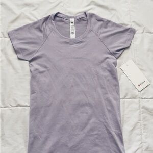 lululemon athletica Light Purple Short Sleeve Tee